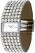 Accu2 by Accurist A2-24400 Ladies Stainless Steel Fabric Strap Watch set with Swarovski Crystals