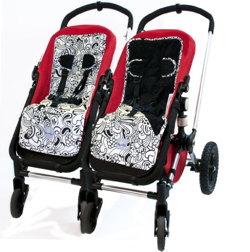 Itzy Ritzy Stroller Liner, Licorice Swirl