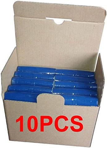 Labelzone shop(TM) Generic 10PK Blue on White Label Compatible for Brother TZ FA3 (TZe FA3) Iron On Fabric Tape 12mm