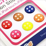 Touch me!ホームボタンにピッタリのステッカー(ボタン)【iPhone4Sも対応♪】