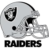 NFL Football Team Logo Transfers Rub-On Stickers/Tattoos - Oakland Raiders (3 Pack)