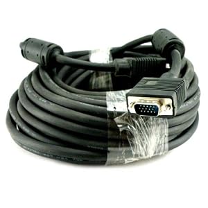 Premium VGA/SVGA/XGA/SXGA/UXGA HD15 LCD HDTV Monitor Projector Cable 50FT