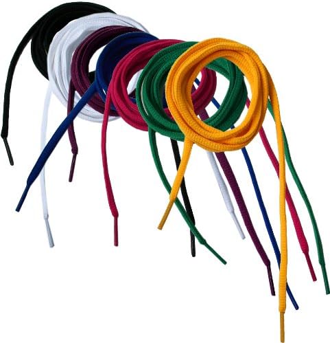 ColorYourLife 7 Pairs Colorful Shoelaces for Athleisure Sports Shoes Sneakers