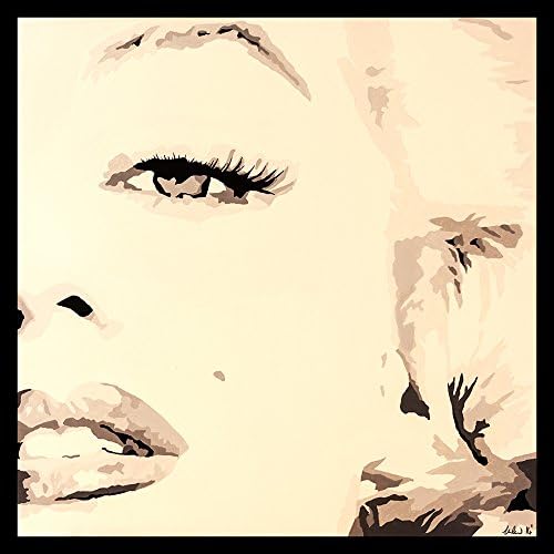 FRAMED She Knows by PopArtQueen 12X12 Art Print Marilyn Monroe Glam Vintage Retro