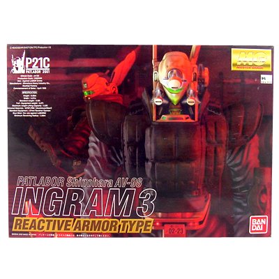 BANDAI P21C INGRAM 3 PATLABOR Reactive Armor Type MG MODEL KITS-image