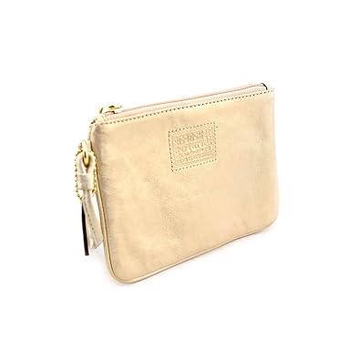 coach wristlets gold