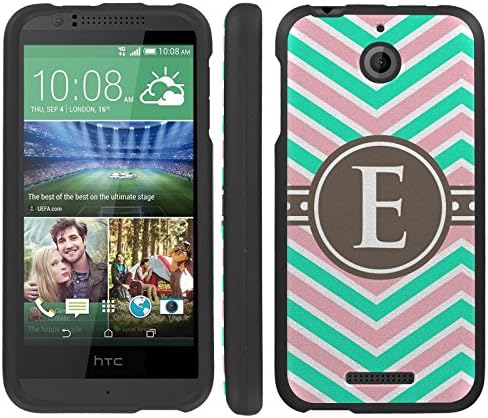 Mobiflare [HTC Desire 510] Chevron Monogram E Slim Guard Protect Design Case