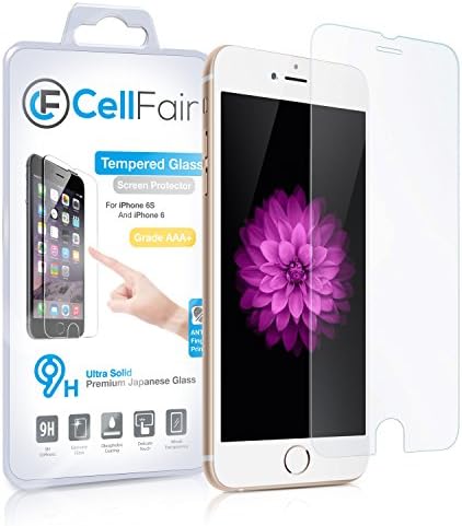 iPhone 6 &amp; iPhone 6S Screen Protector, CellFair TM Premium Tempered Glass Screen Protector for iPhone 6S and iPhone 6 (4.7)