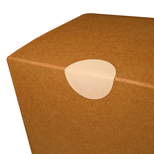 Kraft Gift Boxes with White Perforated Stickers, Set of 12, 4x4x4 Inches