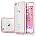 iPhone 6 Case,ULAK [Lumenair Series] LED Case iPhone 6 (4.7) Incoming Call Flash Hybrid Case Cover with (Transparent+White) PC Hard Back Case + Luminous Soft Bumper Frame Case For iPhone 6 (4.7 inch) (Pink)