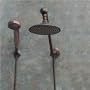 Atlantis 6 Oil Rub Bronze Rain Shower Head Combination