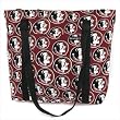 FSU Tote Bag Florida State University Cotton with WATERPROOF LINING UNDERSIDE Travel Bags, for Gym or Beach Best Cute Unique GIFT IDEA for Him Her Man Men DAD MOM Mother Woman Women Ladies