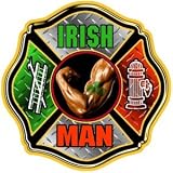 Irish Firemen Decal Sticker Gift