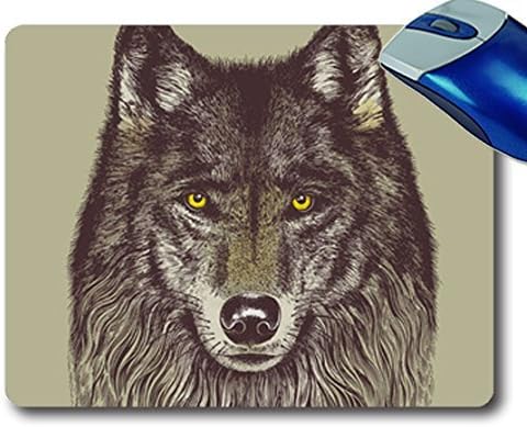 NBcase Wolf Windcatcher Black 9"*7" Printing mouse pad for computers