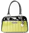 Lux de Ville SIN CITY MOTOR TOTE- Lime Sparkle and Black Lux de Ville SIN CITY MOTOR TOTE- Lime Sparkle and Black