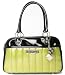 Lux de Ville SIN CITY MOTOR TOTE- Lime Sparkle and Black