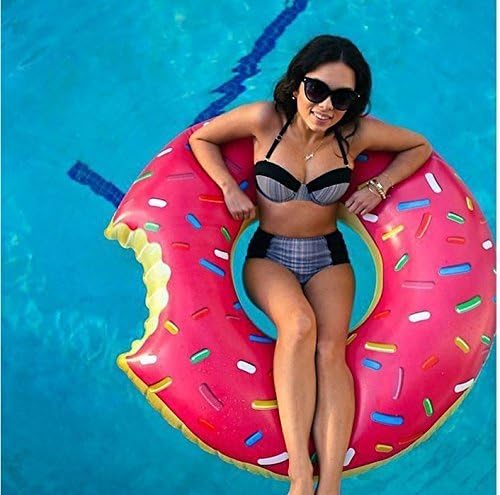 Vickea Gigantic Inflatable Donut Pool Float