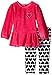 Calvin Klein Baby-Girls Infant Hot Pink Tunic with Printed Leggings