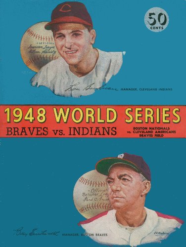 1948 World Series Poster - Boston Braves vs Cleveland Indians