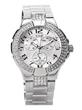 GUESS WATCH SILVER PRISM LADIES WATCH G12557L