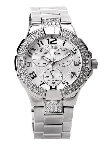 GUESS WATCH SILVER PRISM LADIES WATCH G12557L