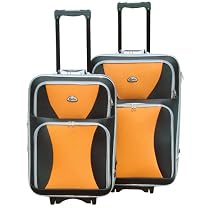 Confidence Luggage 2 Piece EZ2C Suitcases Set
