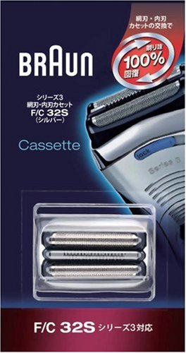 Braun シェーバー シリーズ3用 網刃・内刃一体型カセット F/C32S