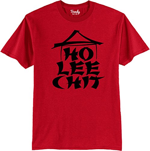 Ho Lee Chit Funny Graphic Holy Sh!t T-Shirt Red XL