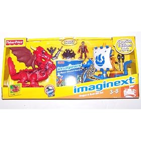 Fisher-Price Imaginext Dragon and Boat Gift Set by Imaginext