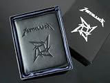 METALLICA BILFOLD BRAND NEW High quality artificial leather GIFT WALLET - from Hibiscus Express