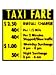 Taxi Fare, New York Art Giclee Poster Print by Tosh, 12x16