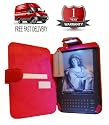 Pink Leather Cover Case Amazon Kindle 3 3G Light Lamp INC33 designed by Online Gifts Deals + Free Anti-Glare Screen protector