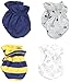 Gerber Baby-Boys Newborn 4 Pack Mittens Sports, Blue, 0-3 Months