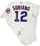 Alfonso Soriano Chicago Cubs Autographed Authentic Pinstripe Jersey