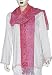 Body Wraps in Blend Silk with Wool Pink 72 x 27 inches