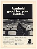 1969 Rumbold Airplane Aircraft Seats Seating Print Ad (49775)