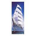 Sailing Ship Wall Mural- 2'10"x7'3"