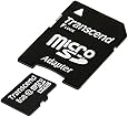 Transcend 8 GB Class 10 microSDHC Flash Memory Card TS8GUSDHC10