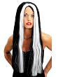 Black Wig 24 Inch Straight Hair Long Length Witch Wig Vampire Sorceress Theatre Costumes Accessory
