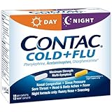 Contac Cold+Flu Day/Night Combo, 28 Count