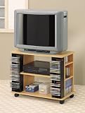 TV Stand and Cart in Natural Oak – Coaster