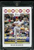 Dan Haren - Arizona Diamondbacks - 2008 Topps Updates & Highlights Baseball Card in Protective Screw Down Display Case!