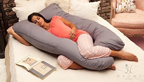 Naomi Home Cozy Body Pillow Gray Naomi Home