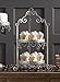 Antique Silver Mirror 2-Tier Cake Stand