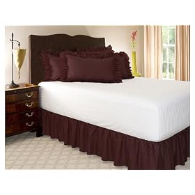 Solid Ruffled Bedskirt with 14