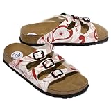 Birkenstock Florida Silky Wind Red by Birkenstock