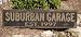 1997 97 CHEVY SUBURBAN GARAGE - Rustic Hand Painted Wooden Sign - 7.25 X 36 Inches