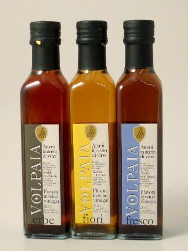 Volpaia Herb Vinegar Gift Set: Erbe, Fiore, Fresco