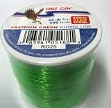 Eagle Claw 25 lb. Test Premium Fishing Line - Green 500 Yds.