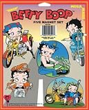 Betty Boop Biker 5 Piece Magnet Set 18217FP